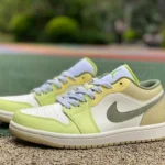 Air Jordan 1 Low CNY White Green Sneakers FD9906-131