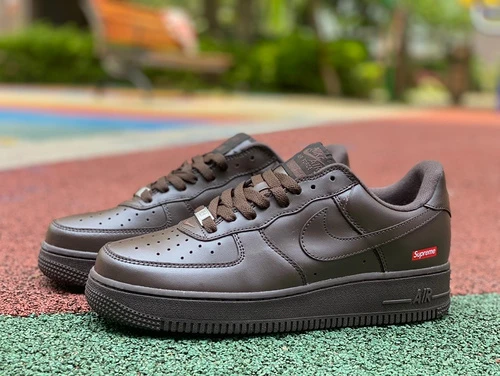 Supreme x Nike Air Force 1 Brown CU9225-200