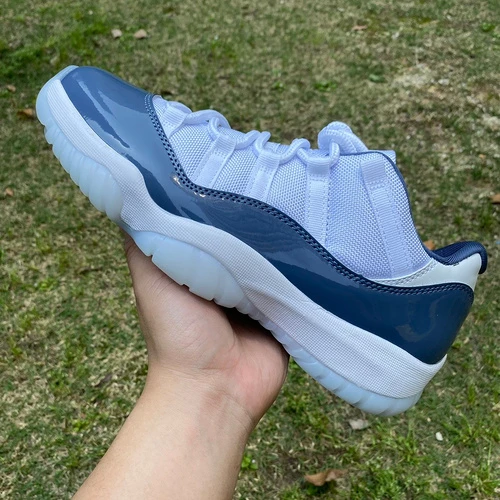 Air Jordan 11 Low "Midnight Navy" Blue White Basketball Shoes FV5104-104