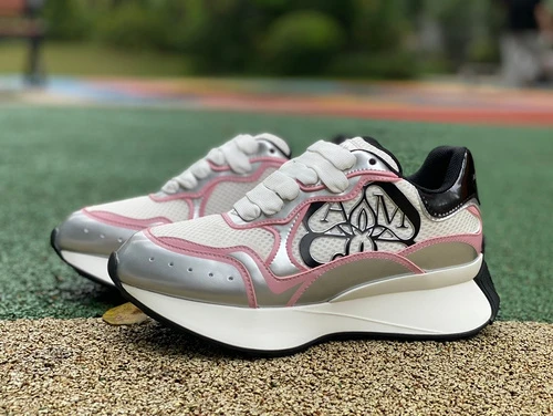 Alexander McQueen Sprint Runner Pink White