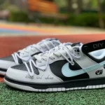 Nike Dunk Low "Reverse Panda" Black White Blue FD9064-011