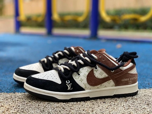 Nike Dunk x Louis Vuitton Black White Brown SJ2068-233