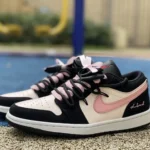 Air Jordan 1 Low Black Pink Sneakers DX4374-008