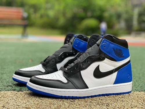 Air Jordan 1 Fragment Blue White Black Sneakers 716371-040