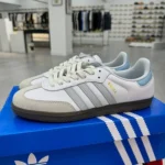 Adidas Samba Vegan Blue Grey ID2055