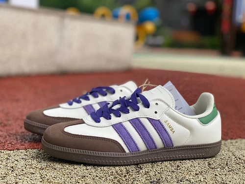 Adidas Samba OG Brown Purple White ID8349