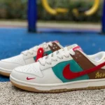 Nike Dunk Low "Year of the Dragon" White Blue Brown GJ8309-933