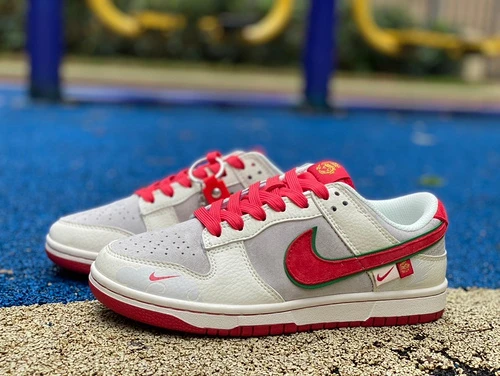 Nike Dunk Low "Year of the Dragon" White Red Grey CR8033-506