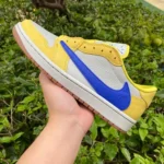 Travis Scott x Air Jordan 1 Low Canary White Yellow Blue DG 2.0