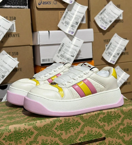 Gucci Yellow Pink White