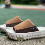 UGG Beige Brown Slides