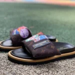 LOUIS VUITTON Pool Pillow Comfort Slides Brown