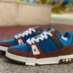 LOUIS VUITTON Trainer Blue Brown