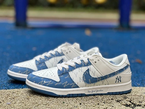 Nike Dunk x MLB "New York Yankees" Blue White DQ1098-348