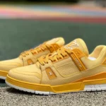 LOUIS VUITTON Trainer Yellow Orange