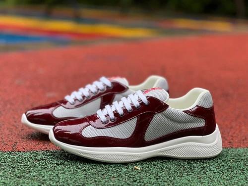 Prada Burgundy Grey