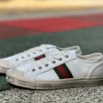 Gucci Canvas Shoes White