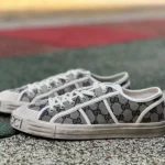 Gucci Canvas Shoes Grey