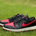 Air Jordan 1 Low Bred Sail Black Red DC0774-061