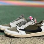 Travis Scott x Air Jordan 1 Low Military Green LJR DM7866-20