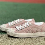 GUCCI Canvas Shoes White Pink