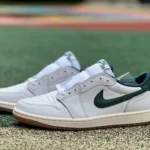 Air Jordan 1 Low OG WMNS "Oxidized Green" White Green Sneakers CZ0775-133