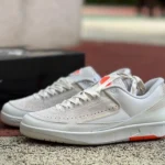 Air Jordan 2 Retro Low Beige Orange Low-Top Sneaker DV7128-110