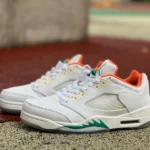 Air Jordan 5 Low G Golf "White Green" CW4204 100