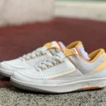 Air Jordan 2 Low Grey White Orange Retro Basketball Shoe DV9956-118