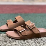 Balenciaga Slides Brown