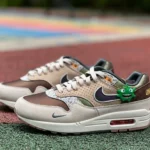 Division St. x Nike Air Max 1 "University of Oregon" Beige Brown HQ2640-200