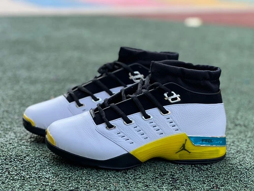 Air Jordan 17 Low White Yellow Sneakers FJ0395-100