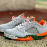 Air Jordan 5 Low "White Orange Green" FQ1293-018