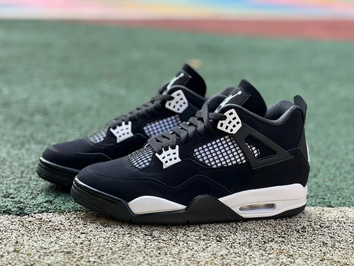 Air Jordan 4 Retro "Oreo" Black White LJR Edition FQ8138-001