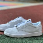 Travis Scott x Air Jordan 1 Low Golf Pure White DM7866-202