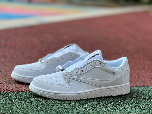 Travis Scott x Air Jordan 1 Low Golf Pure White DM7866-202