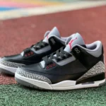 Air Jordan 3 "Black Cement" Nike Swoosh DN3707-010