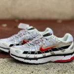 Nike P-6000 White Red Black Silver BV1021-101