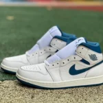 Air Jordan 1 Mid White Blue Sneakers FN5215-141