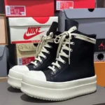 Rick Owens Black White High-Top