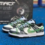 Nike Dunk Low Grey Green Custom DD1391-100