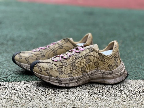 GUCCI RUN Washed Brown Pink