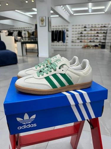 Adidas Originals Samba White Green JI3906