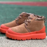 UGG Neumel Weather Hybrid Brown Orange Mid-Top