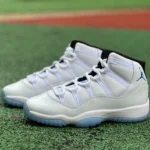 Air Jordan 11 WMNS "Legend Blue" White Blue Basketball Shoes 378038-104