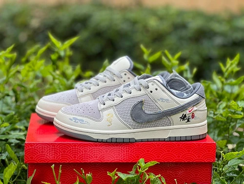 Nike Dunk Low "Black Myth Wukong" White Grey SJ1089-013