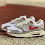 Nike Air Max 1 Premium White Red HF7746-100