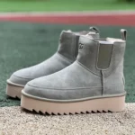 UGG Grey Platform High-Top