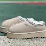 UGG Beige Platform Low-Top