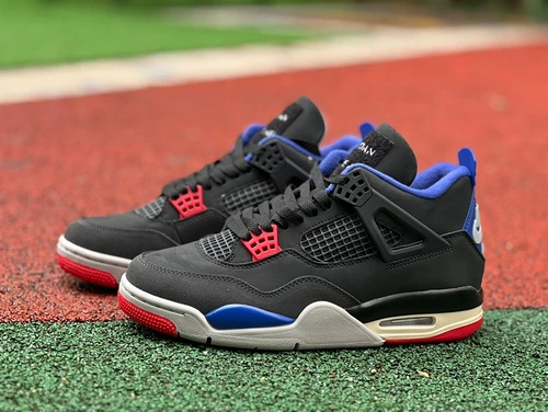 Air Jordan 4 Retro "Rare Air" Black Red Blue FV5029-003